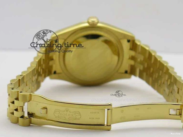 MiroTime 0106 DateJust 36mm Wrapped YG BP-Maker Best Edition White MOP Dial On Wrapped YG Bracelet ETA Bright 3835